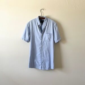 Light Blue American Eagle MT Tall Summer Short Sleeve Cotton T-shirt